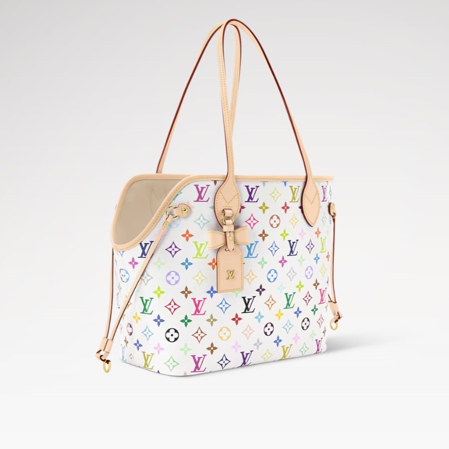 L0vis Vvtt0n LV x TM Neverwoof Tote Bag 12.2in/ 31cm Multicolored Gold Hardware For Women M27839