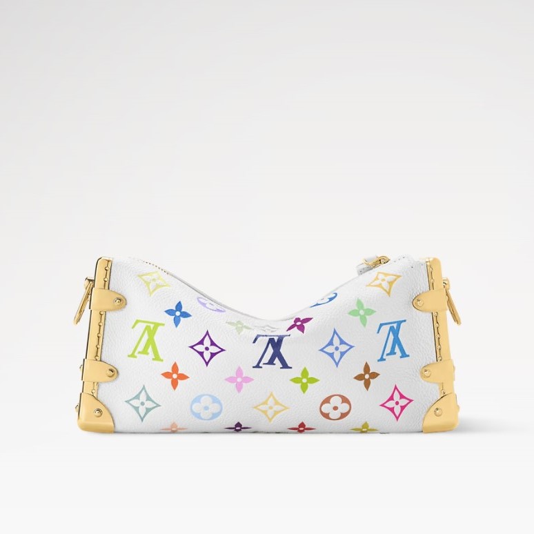 L0vis Vvtt0n LV x TM Slim Trunk Crossbody Bag 9.1in/ 23cm Multicolored Gold Hardware For Women M27737