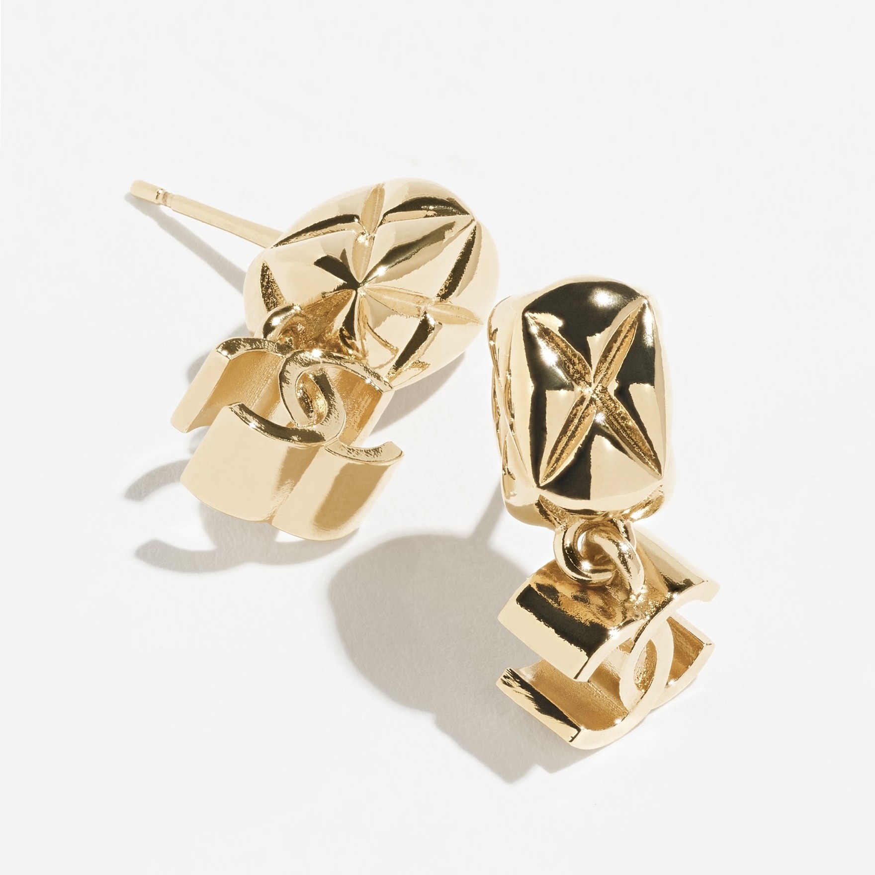 Ch**el Pendant Earrings Gold Hardware For Women ABH254-B23662-U8016