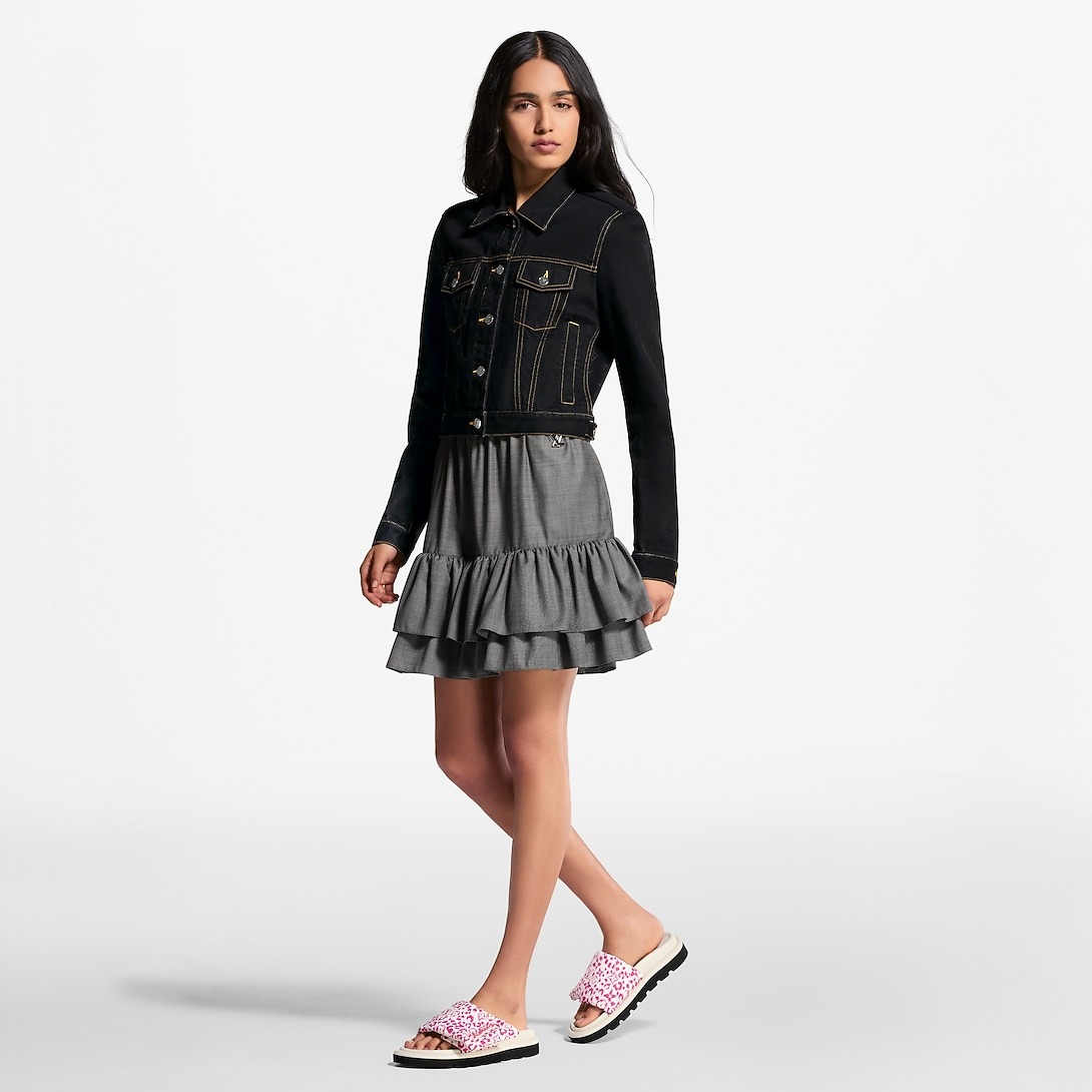 L0vis Vvtt0n Pool Pillow Flat Comfort Mules Pink For Women 1AJN96