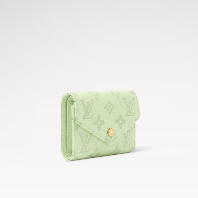 L0vis Vvtt0n Victorine Wallet Monogram Origine Vert Asnières For Women 4.7in/12cm M27681