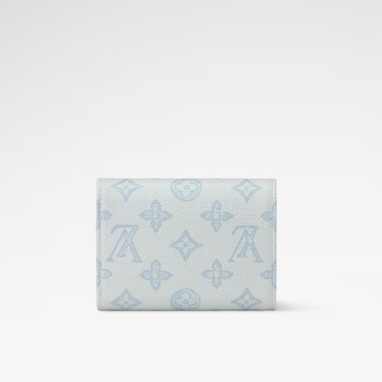 L0vis Vvtt0n Victorine Wallet Monogram Origine Bleu Courrier For Women 4.7in/12cm M27682