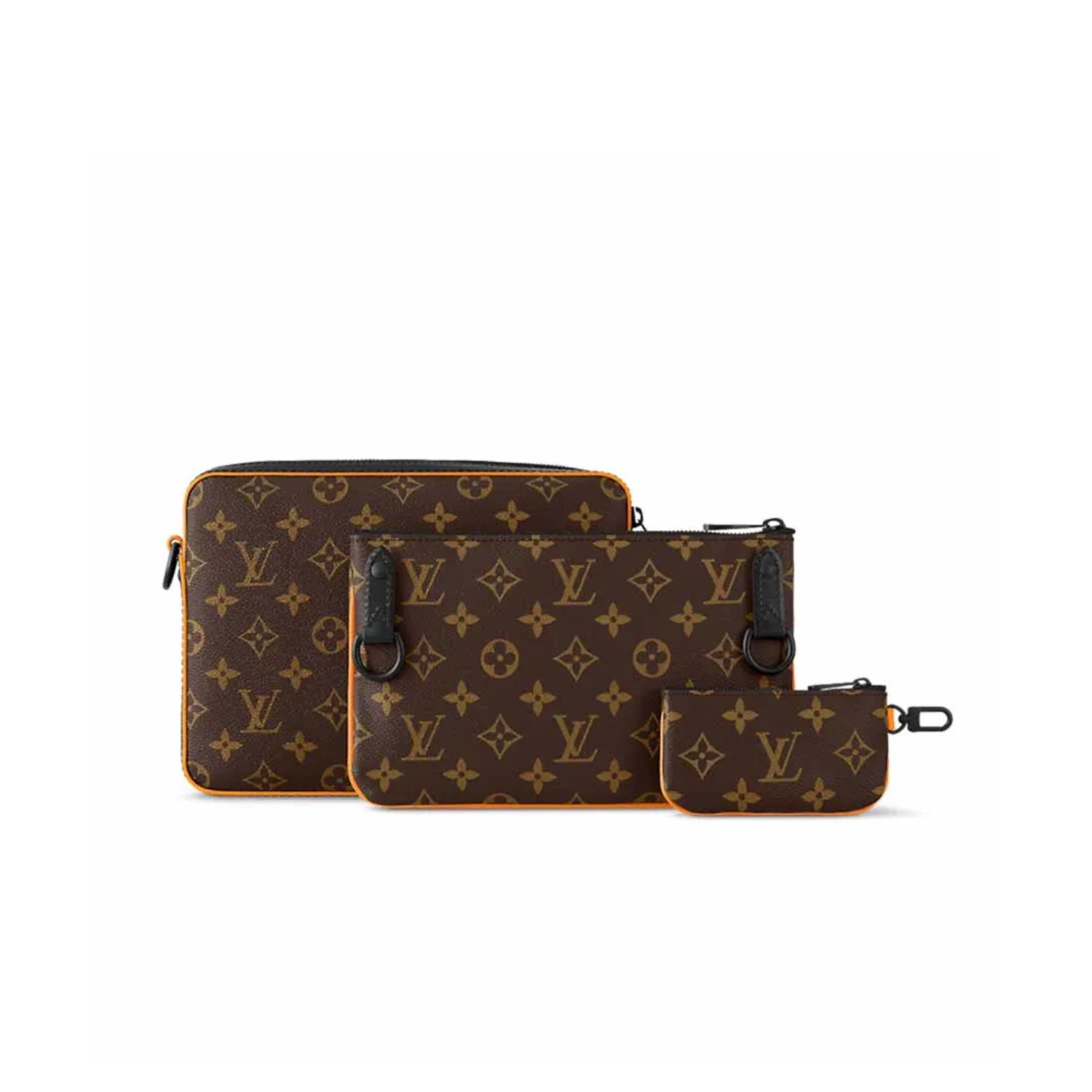 L0vis Vvtt0n Trio Messenger Bag Brown For Men 25cm/ 9.8 in M46694