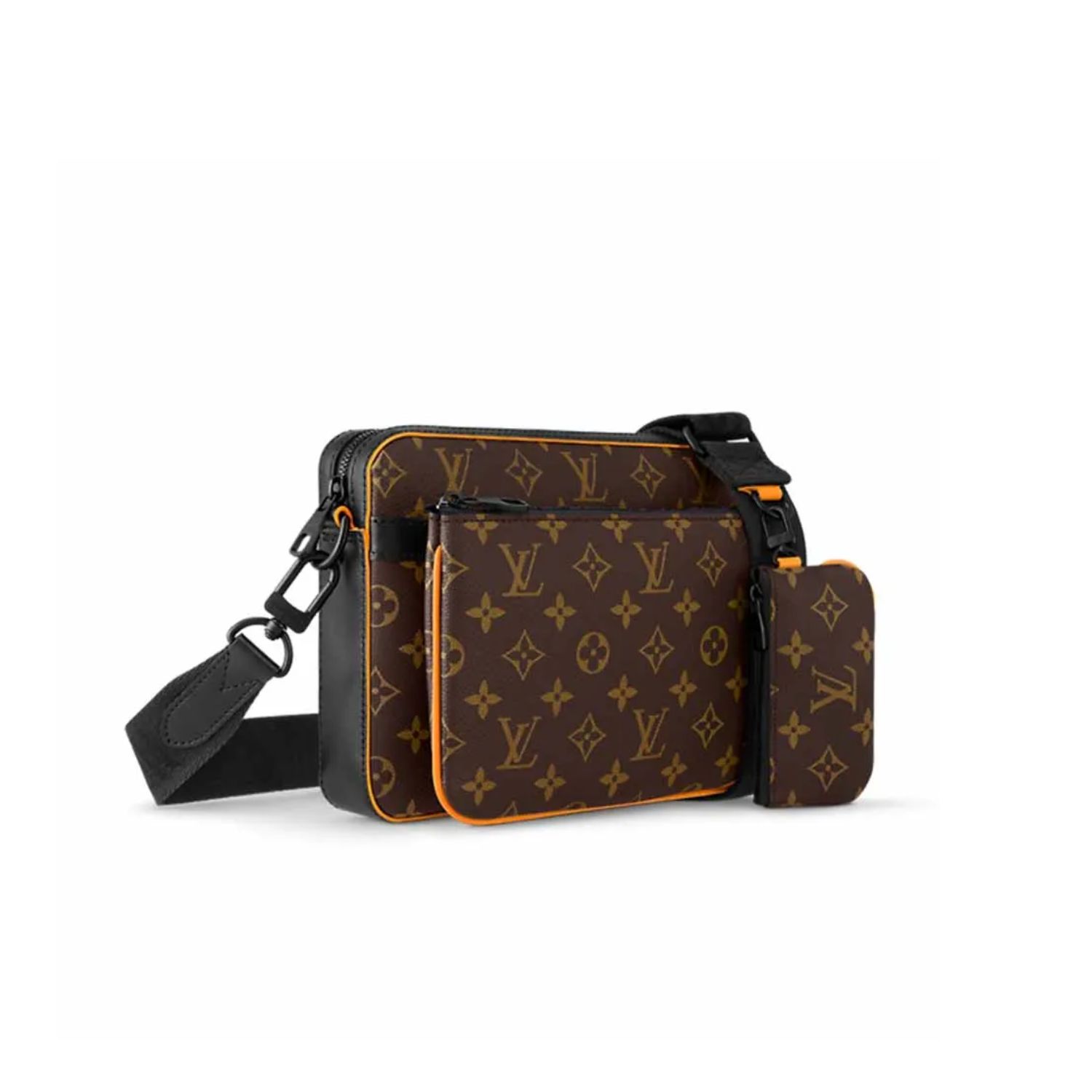 L0vis Vvtt0n Trio Messenger Bag Brown For Men 25cm/ 9.8 in M46694