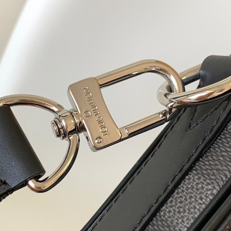 L0vis Vvtt0n Studio Messenger Damier Graphite Gray For Men, Men’s Bags, Shoulder And Crossbody Bags 9.3in/25.3cm LV N50013