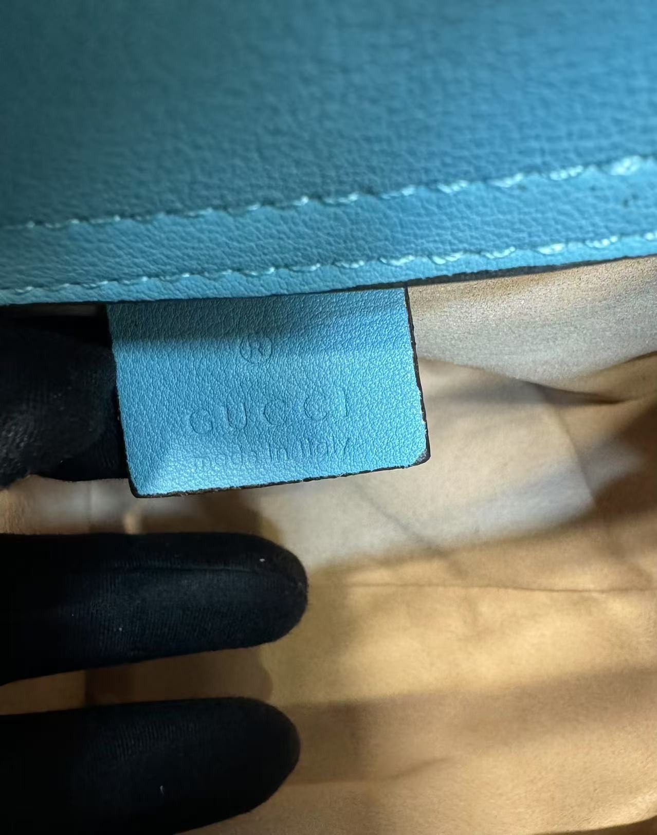 Gvc*1 Diana Mini Tote Bag Light Blue For Women, Women’s Bags 7.9in/20cm GG ‎702732 U3ZDT 4377