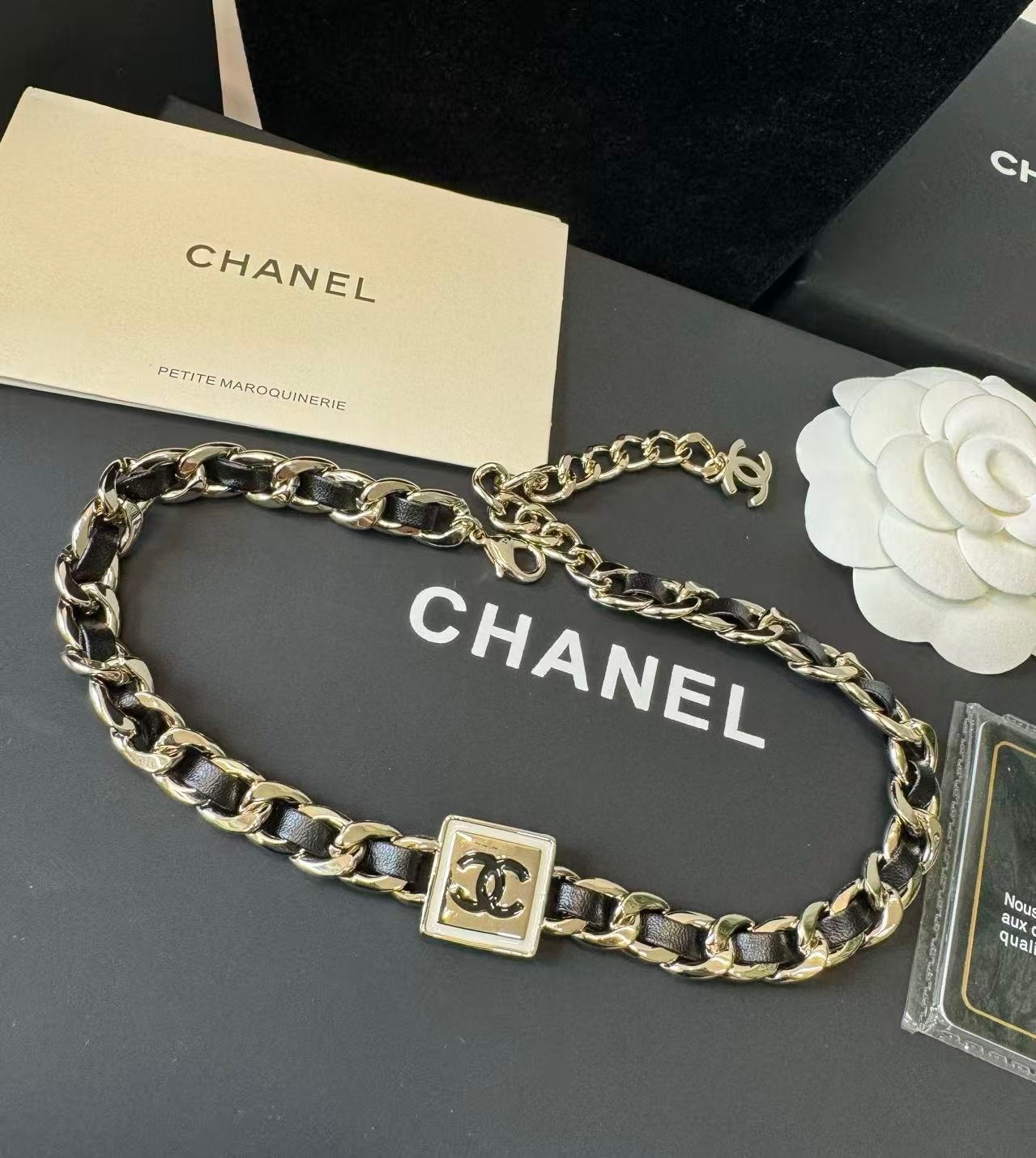 Ch**el Choker Necklaces Black For Women