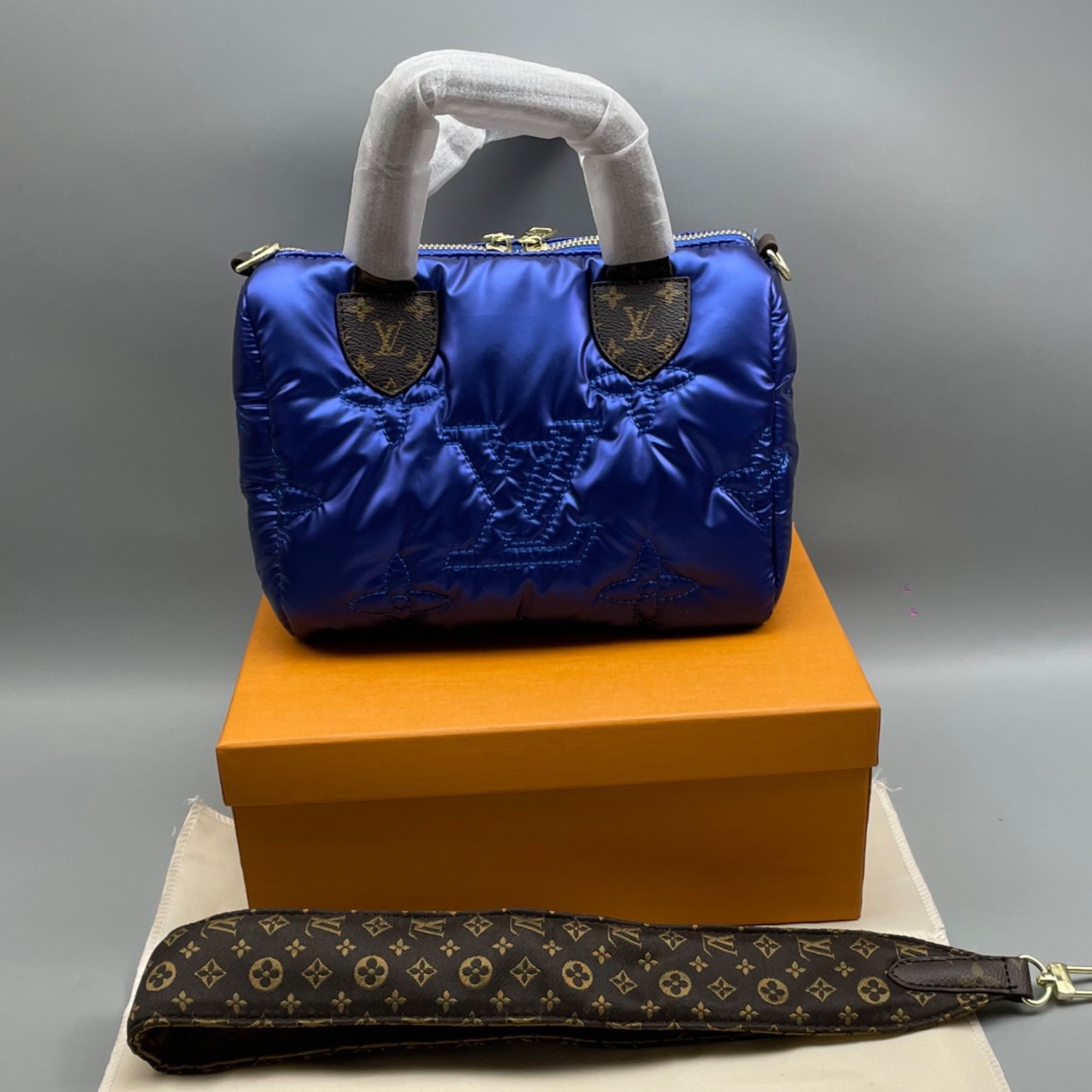 L0vis Vvtt0n Speedy Bandoulière 25 Bag Blue For Women‎ 9.8n/25cm