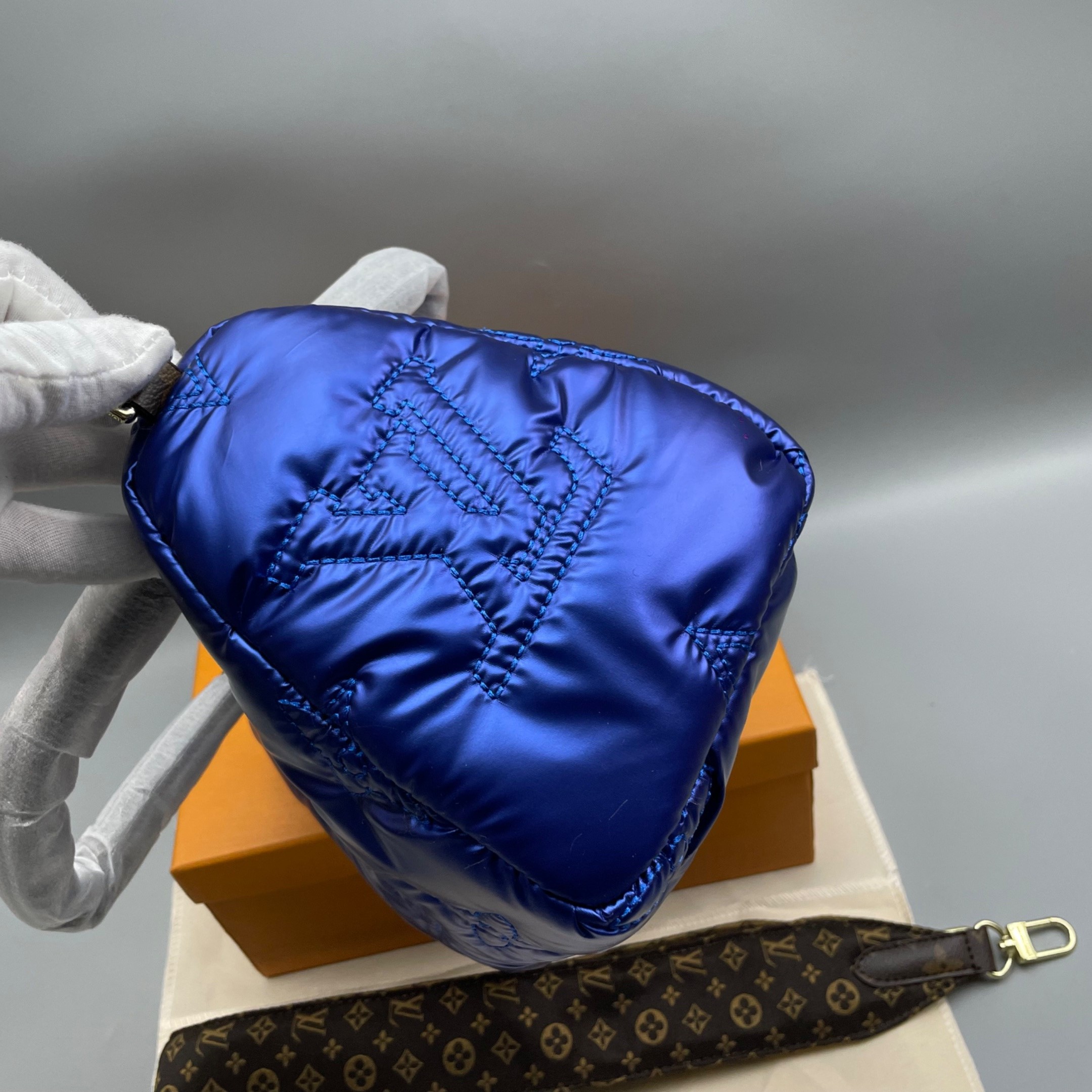 L0vis Vvtt0n Speedy Bandoulière 25 Bag Blue For Women‎ 9.8n/25cm