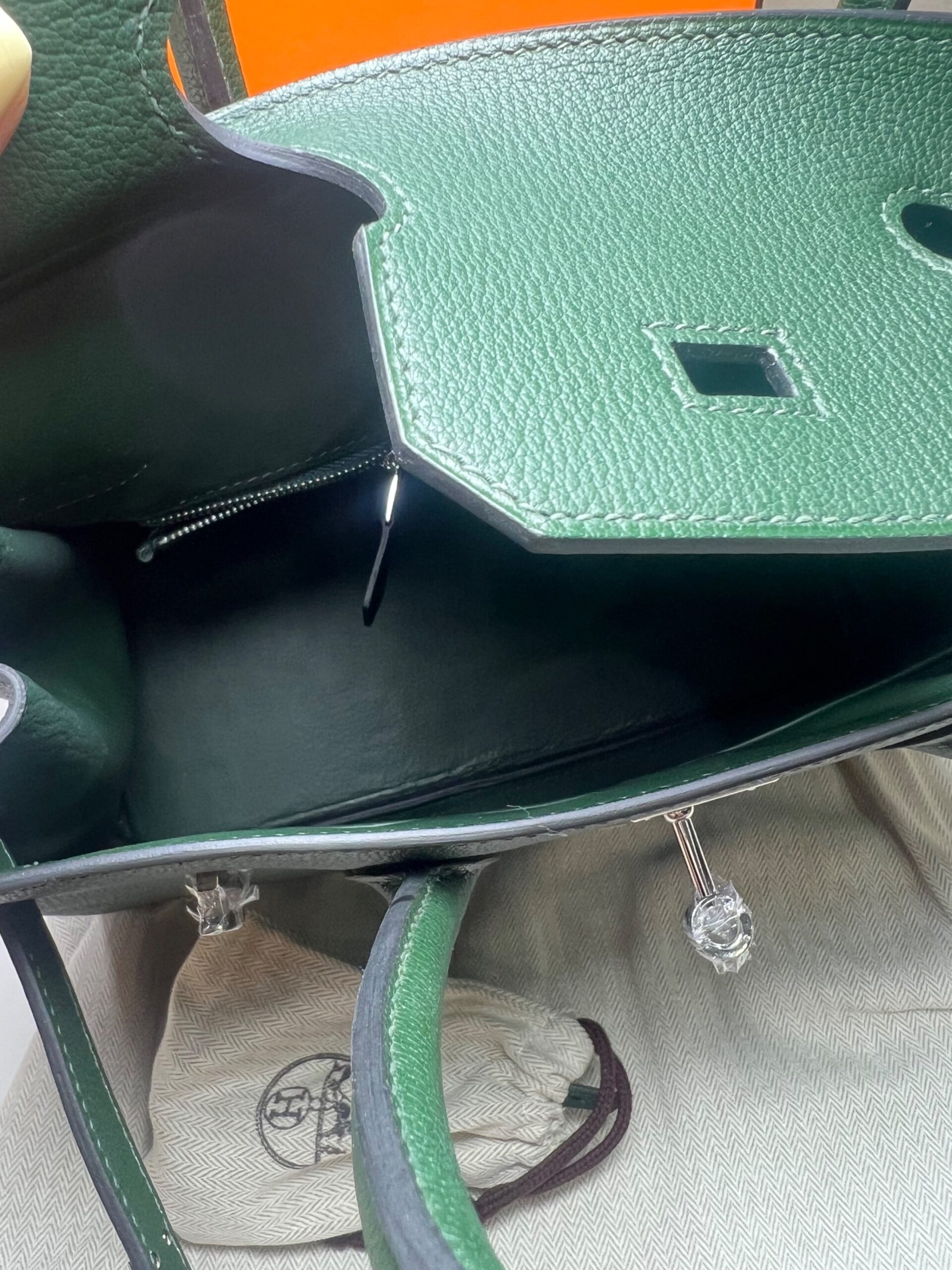 H**me5 Birkin 30 Togo Dark Green For Women Silver Toned Hardware 11.8in/30cm