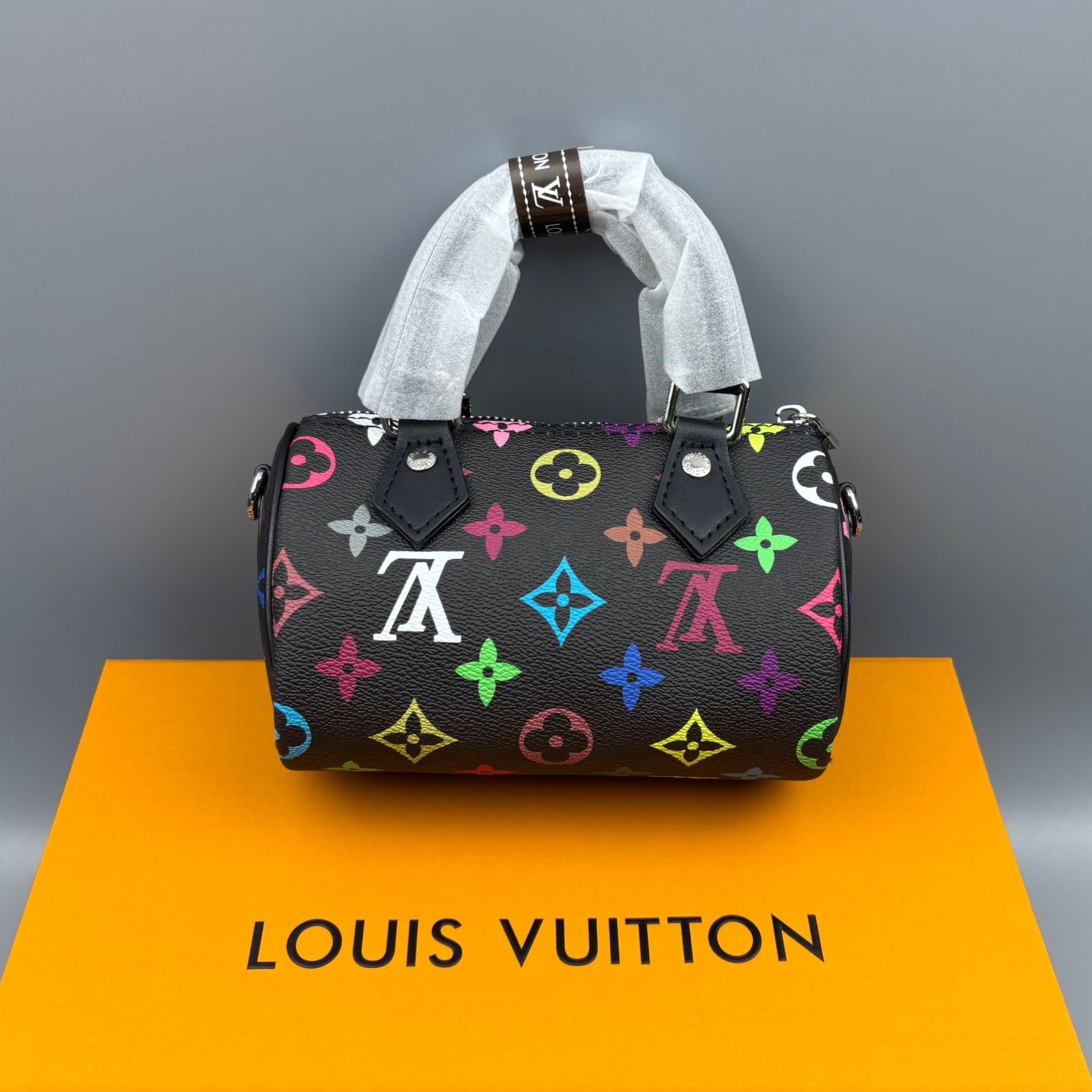 L0vis Vvtt0n LV x TM Nano Speedy Bag Multicolore Noir For Women 6.3in/16cm M13406