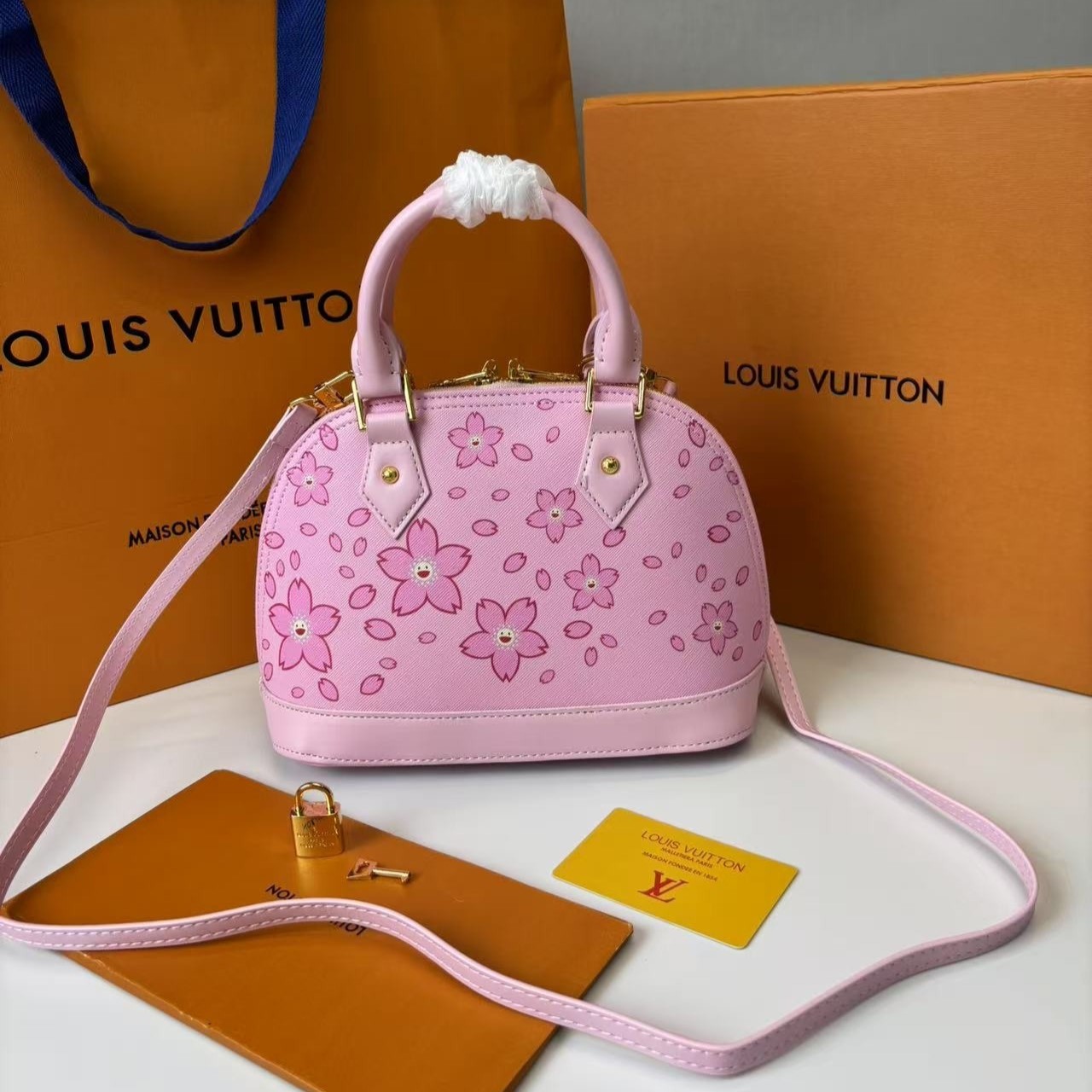 L0vis Vvtt0n LV x TM Alma BB Pink For Women 23.5cm/9.3in – M13104