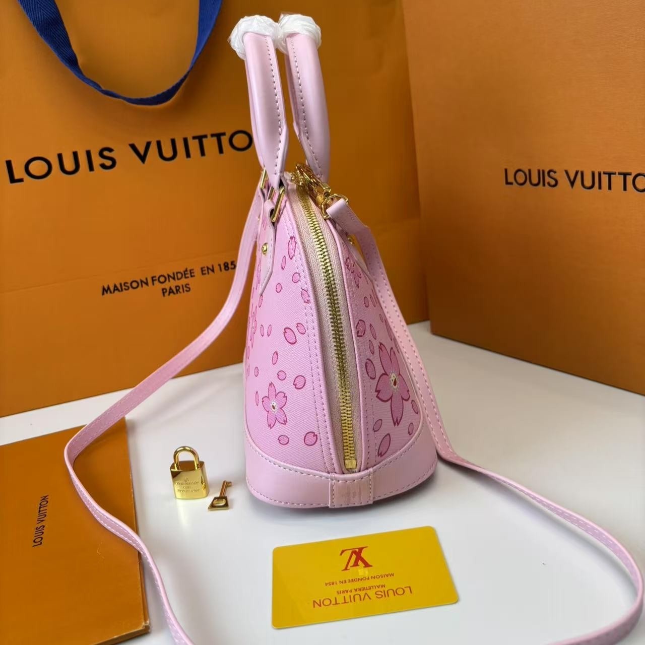 L0vis Vvtt0n LV x TM Alma BB Pink For Women 23.5cm/9.3in – M13104