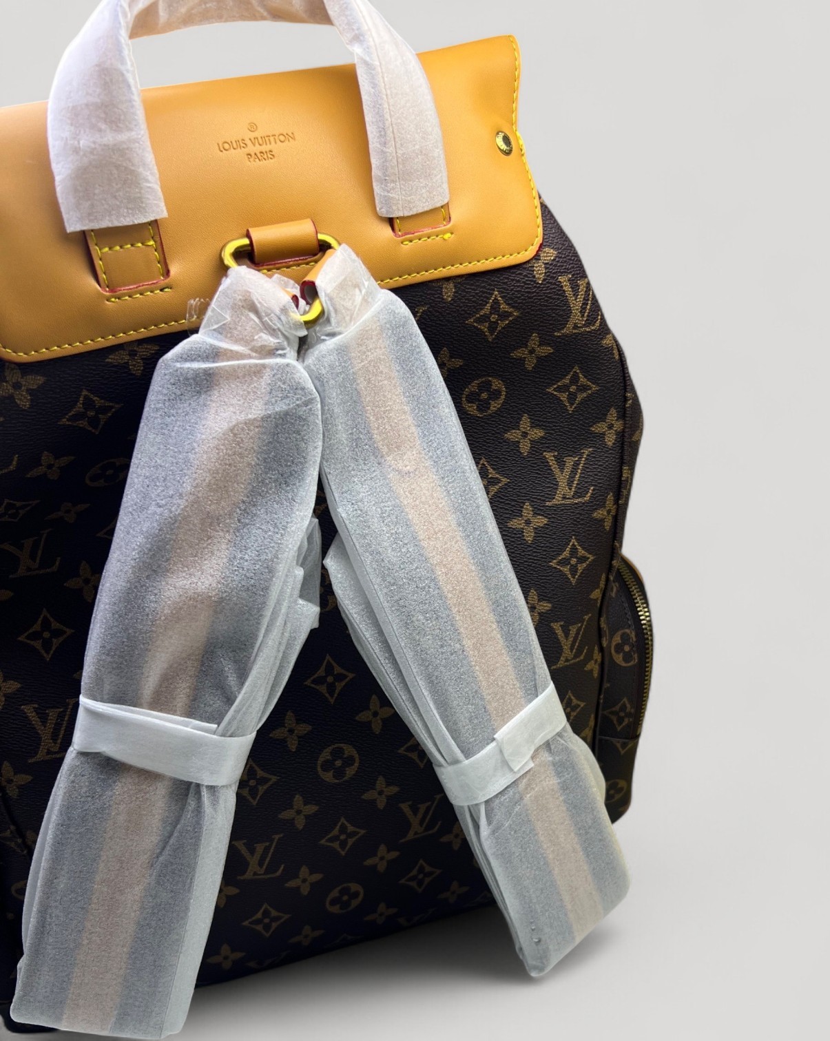 L0vis Vvtt0n Trio Backpack Monogram Canvas By Virgil Abloh For Men, Men’s Bags 44cm LV M44658