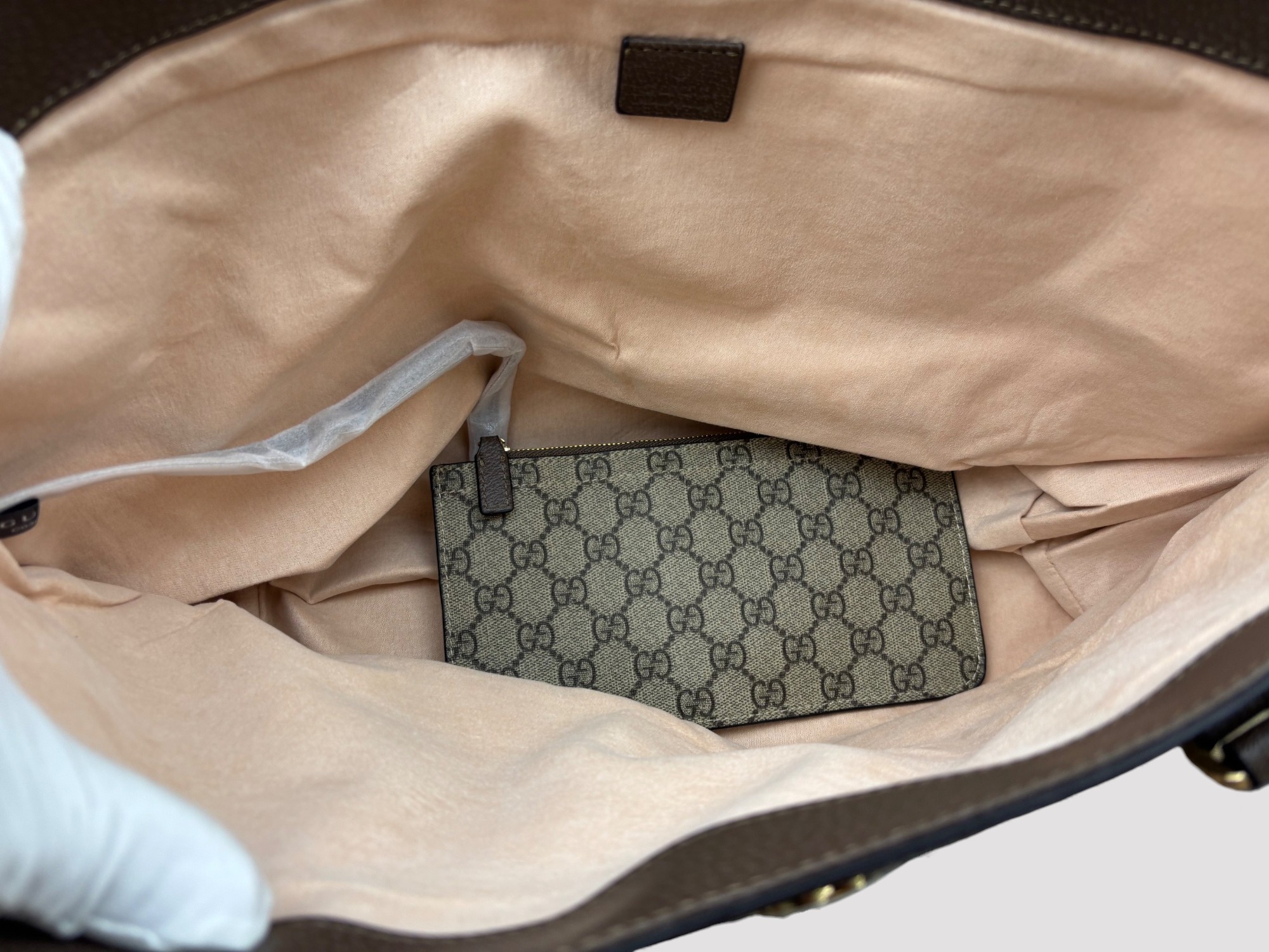 Gvc*1 Ophidia GG Medium Tote Bag Beige For Women 15in/38cm 631685 96IWB 8745