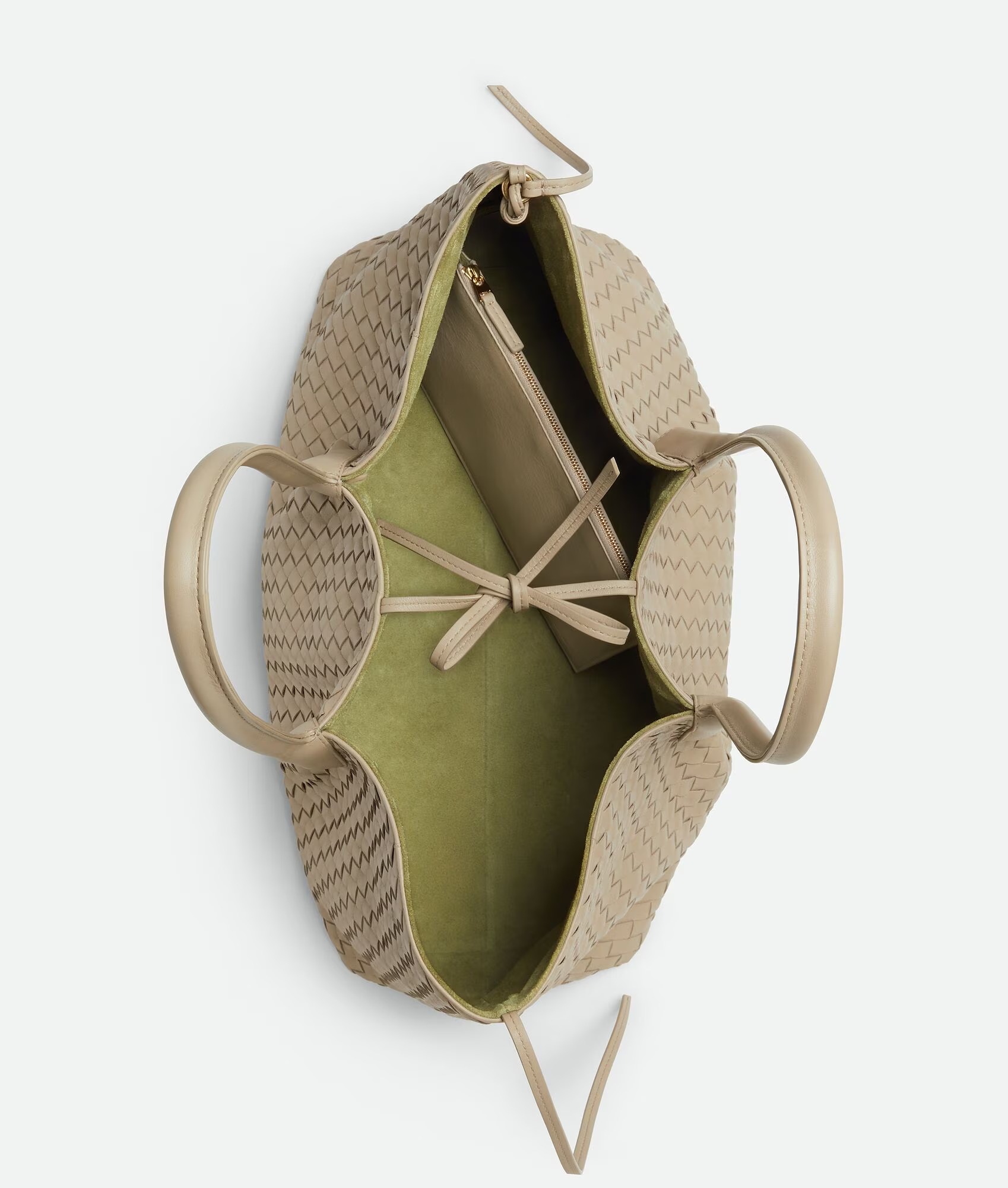 [True-to-ORIGINAL] B0tt*ga Ven*ta Medium Pinacoteca Ecru For Women 43cm/16.9in – 817166V5AG19631