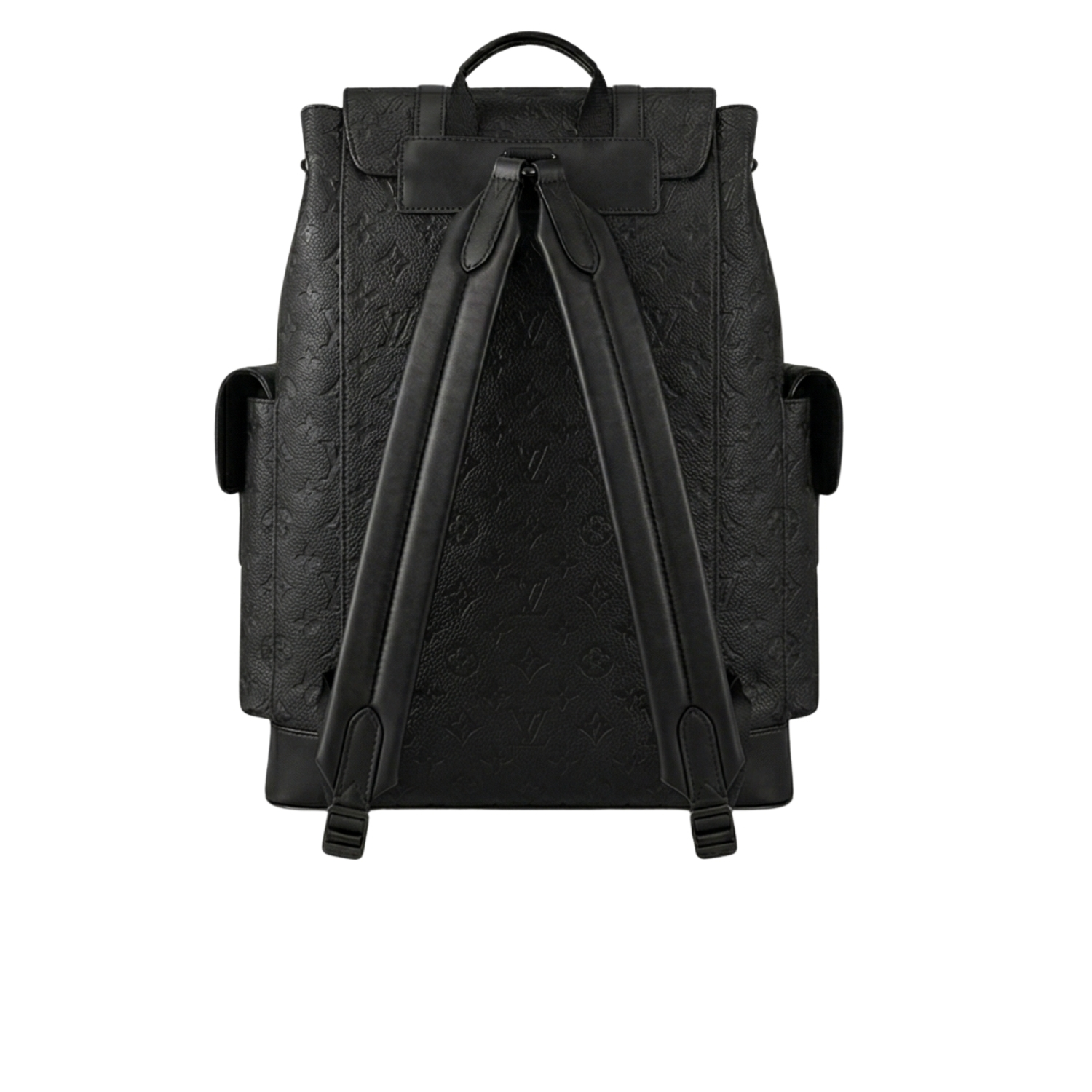 L0vis Vvtt0n Christopher MM Monogram Taurillon Leather Black For Men 17.3in/44cm M55699