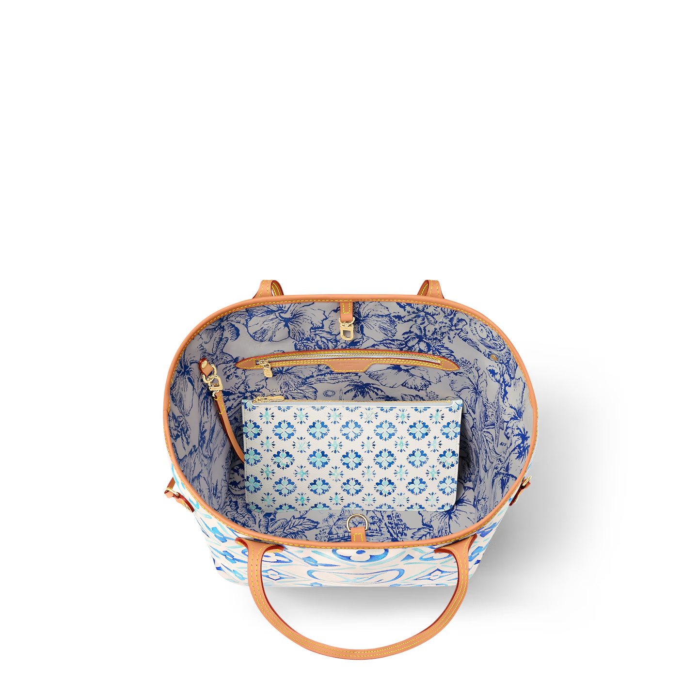 L0vis Vvtt0n Neverfull MM Bag Blue For Women 12.2in/31cm M11263