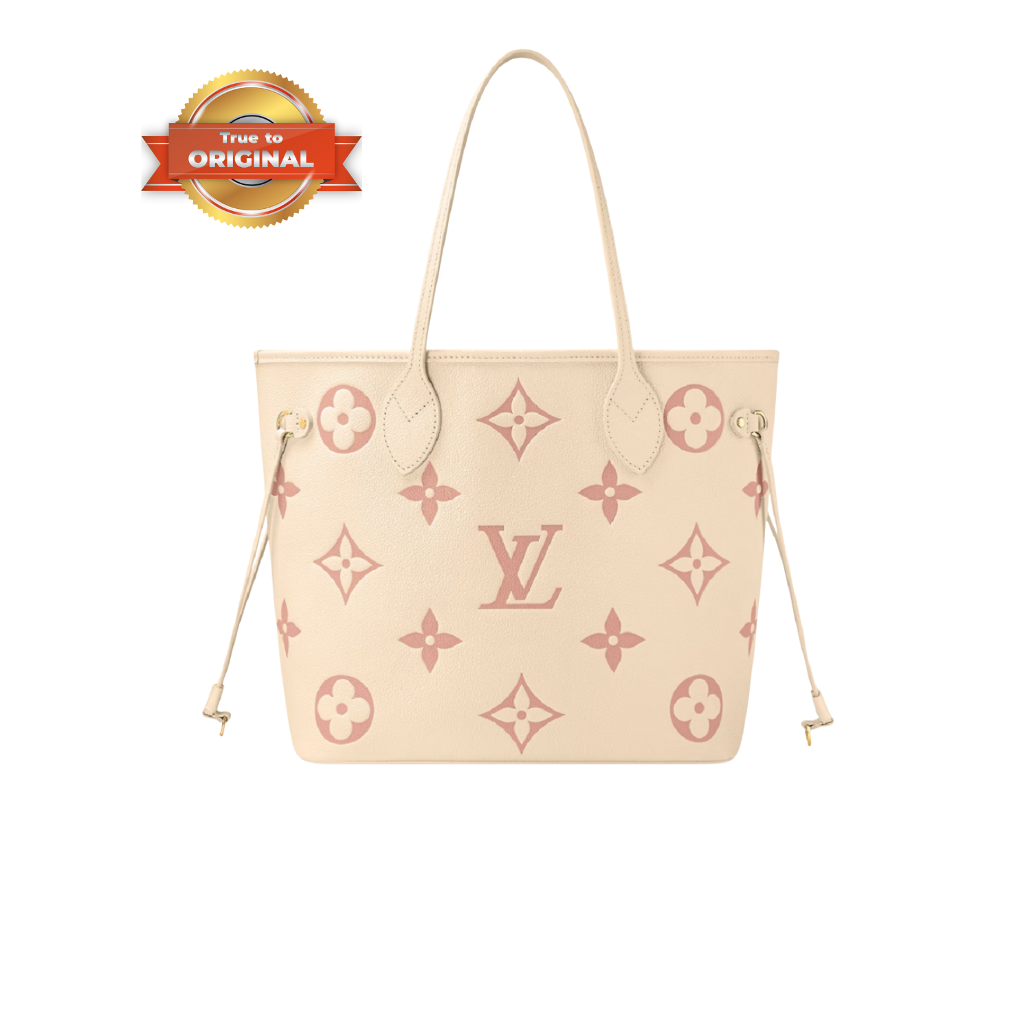 [True-to-ORIGINAL] L0vis Vvtt0n Neverfull MM Creme For Women 12.2in/31cm M21579