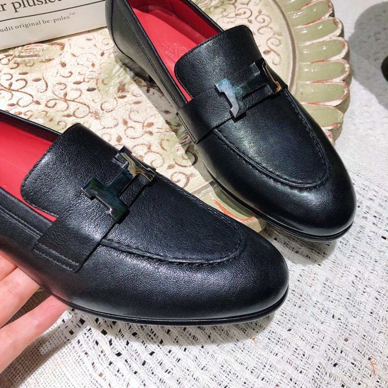 H**me5 Paris Loafer Black For Women, Women’s Shoes H201199Z