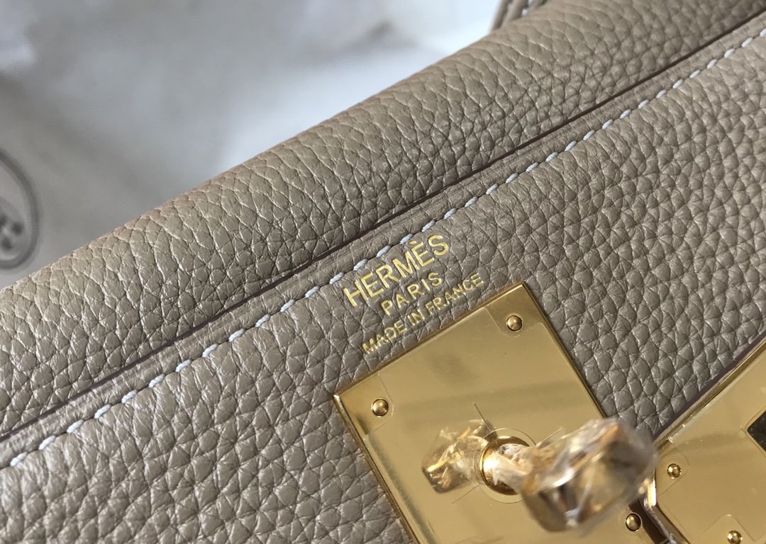 H**me5 Kelly 28 Etoupe Togo Bag For Women, Women’s Handbags, Shoulder Bags 11in/28cm