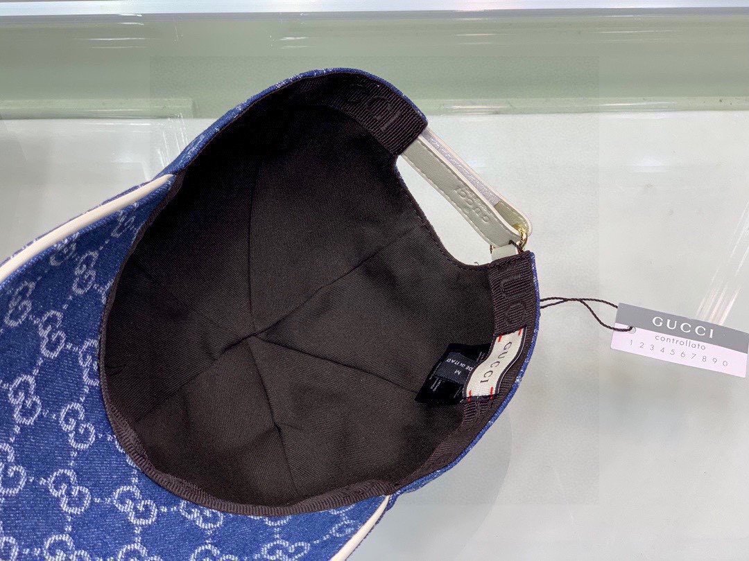 Gvc*1 Denim Baseball Hat Blue GG Hat