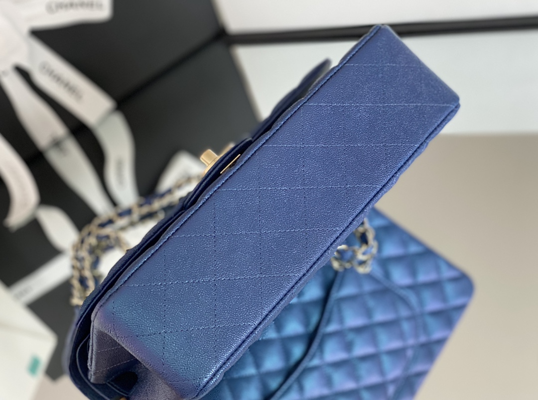 Ch**el Classic Handbag 26cm Blue For Women A01112