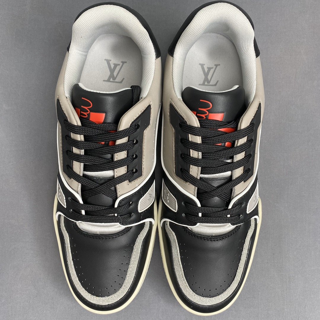 L0vis Vvtt0n Trainer Sneaker Mix Of Materials Black For Men LV