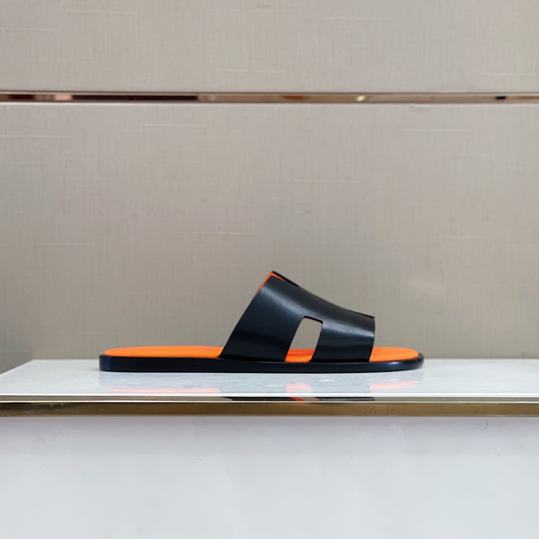 H**me5 Izmir Sandal Black/Orange For Men