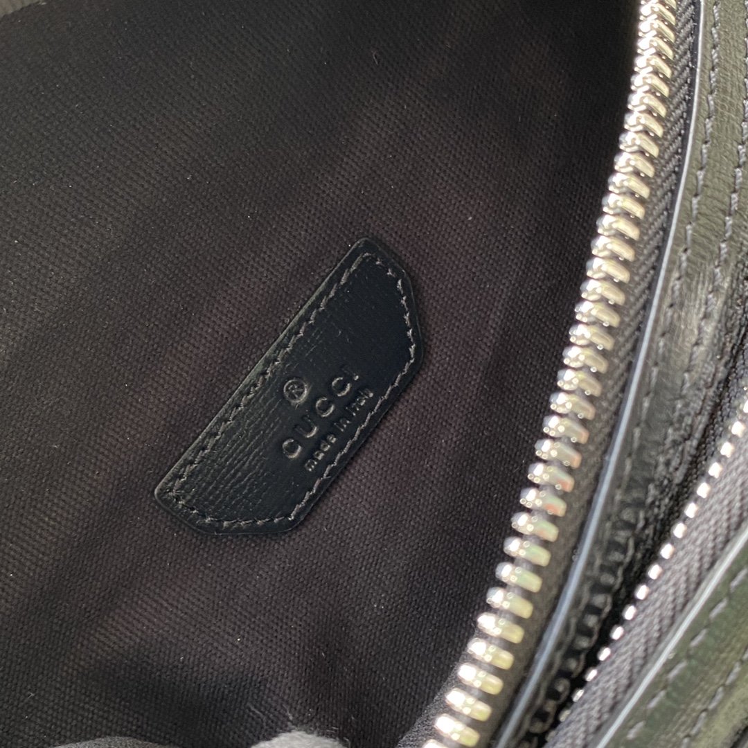 Gvc*1 Belt Bag With Interlocking G Black GG Svp*me Canvas For Men 9in/23cm GG ‎682933 92THN 1000