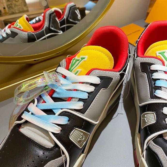 L0vis Vvtt0n Trainer Sneaker Rubber Grain Multiple Color Virgil Abloh For Men LV
