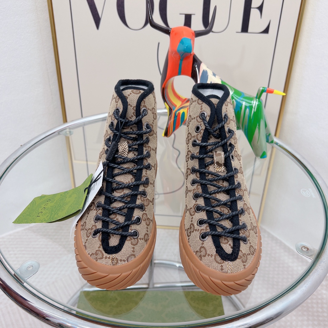 Gvc*1 Women’s High-Top Maxi GG Sneaker Beige For Women GG