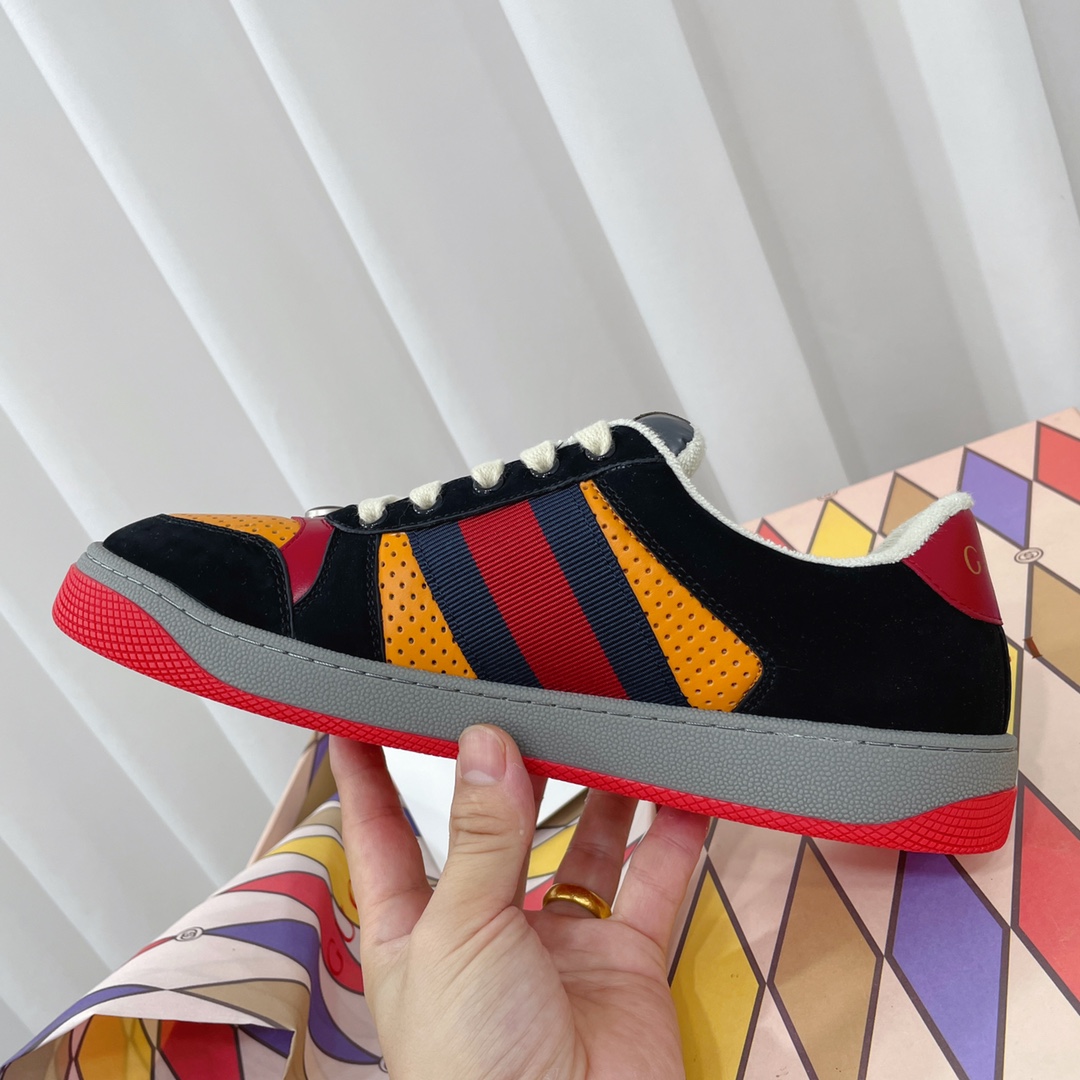 Gvc*1 Women’s Screener Sneaker Black/Yellow For Women GG