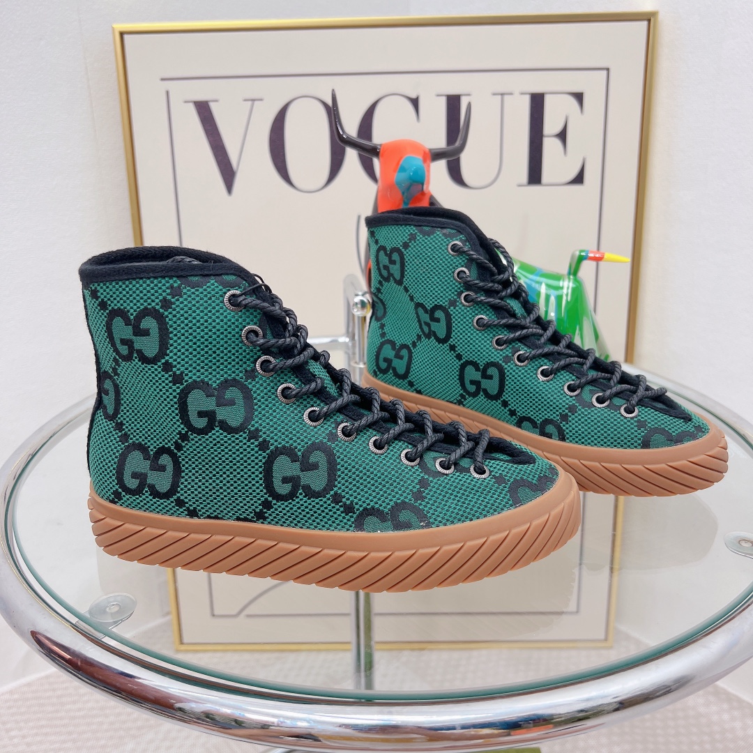 Gvc*1 Women’s High-Top Maxi GG Sneaker Grey For Women GG