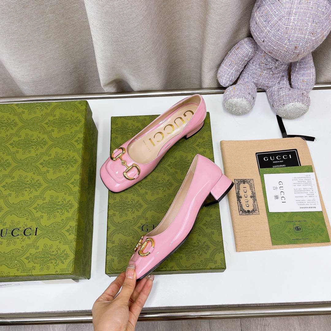 Gvc*1 Women’s Ballet Flat With Horsebit Light Pink For Women GG