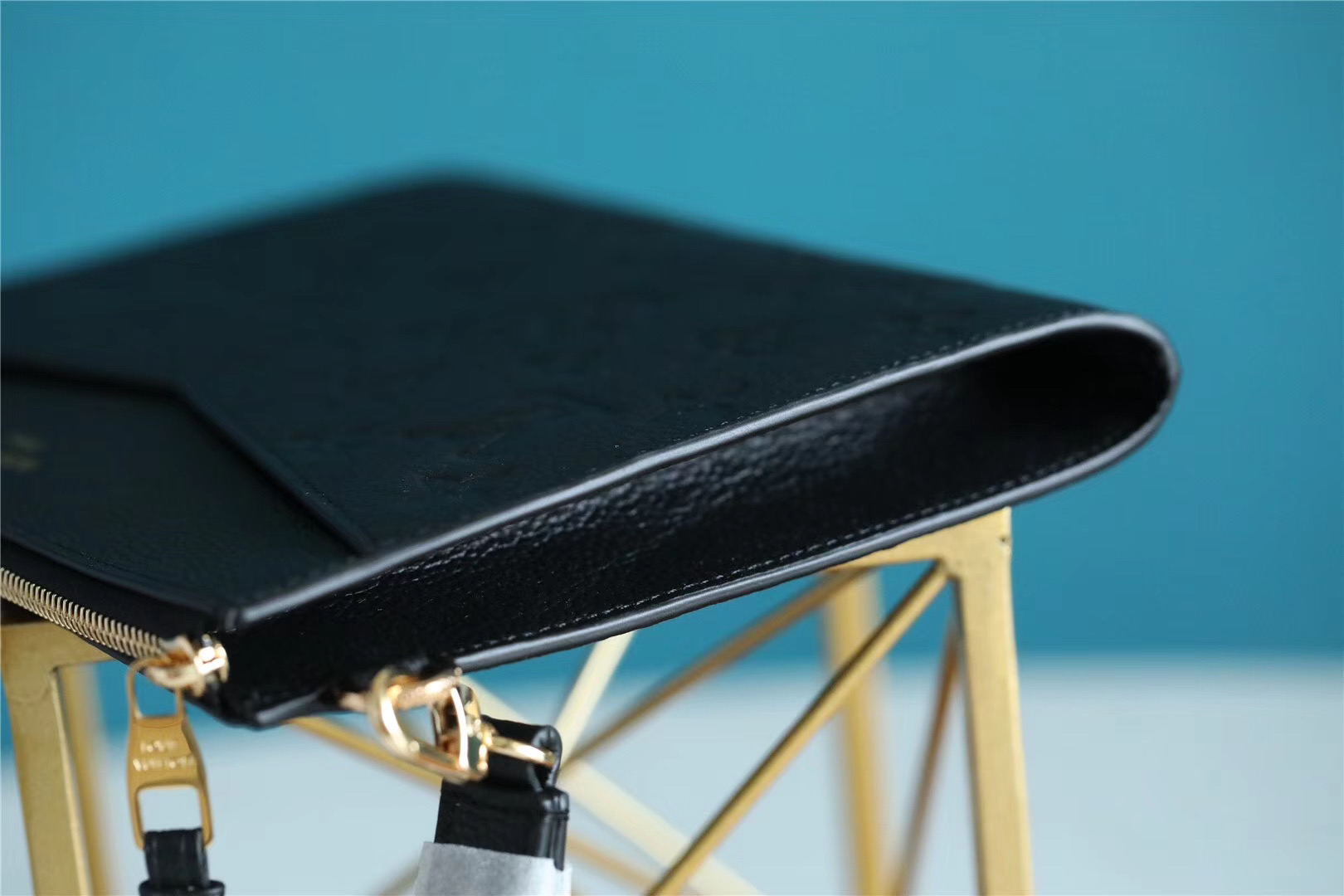 L0vis Vvtt0n Pochette Melanie MM Monogram Empreinte Black For Women, Women’s Wallets 9.2in/23cm LV