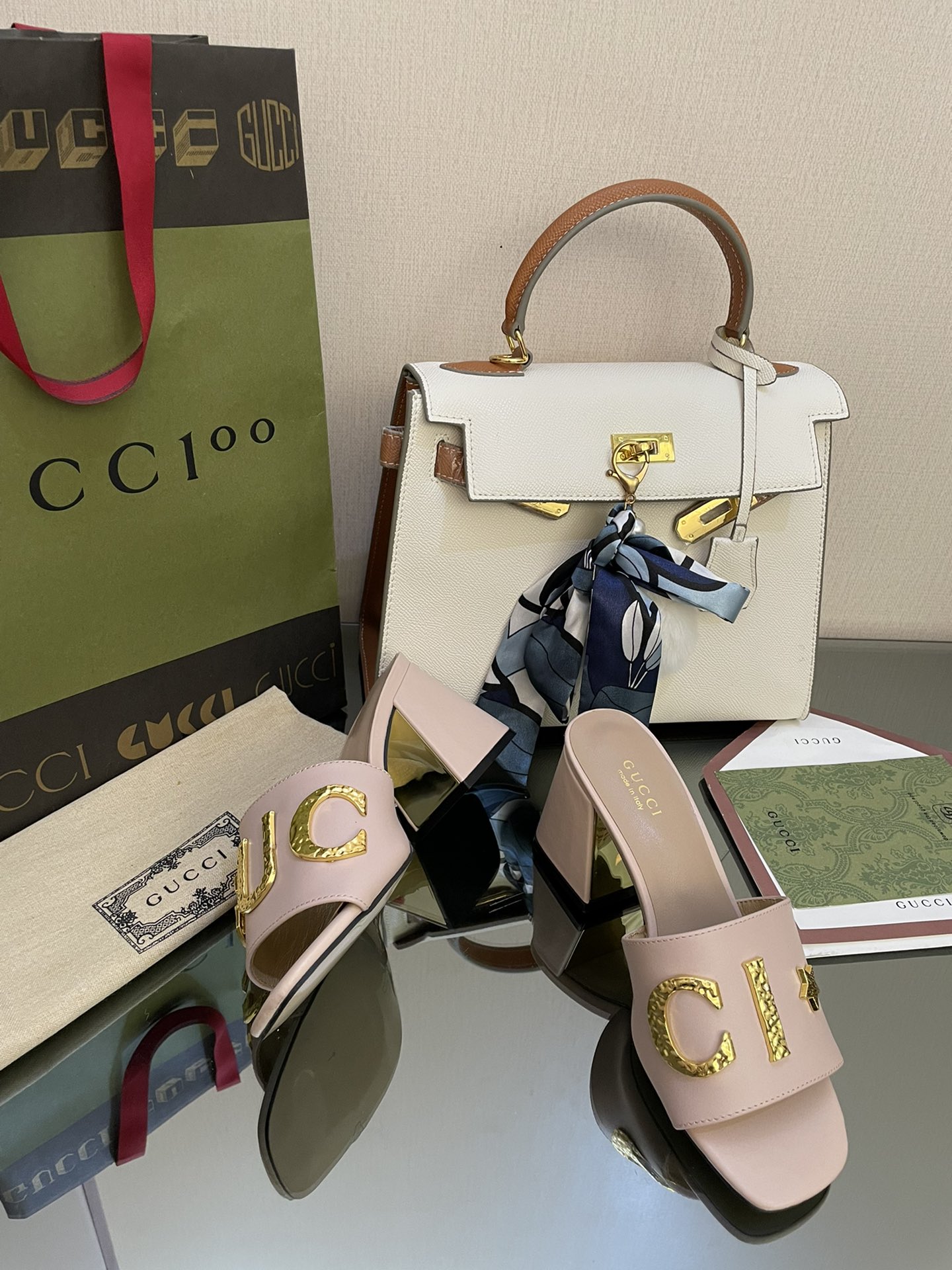 Gvc*1 Women’s ‘Gvc*1’ Slide Sandal Light Pink For Women GG