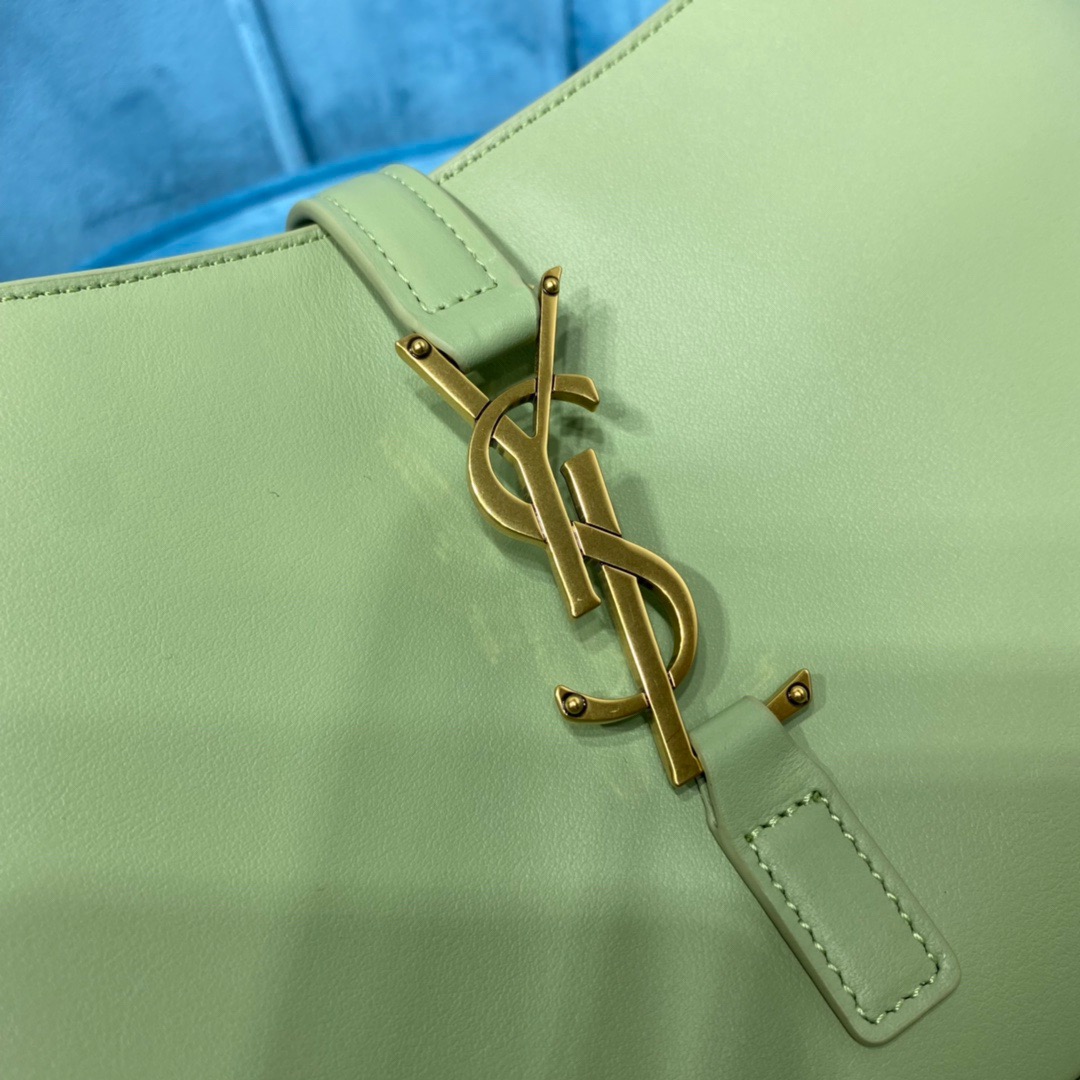 Sa1nt Lau*nt Le 5 À 7 Hobo Bag In Smooth Light Green For Women 9in/23cm Y51 6572282R20W3316