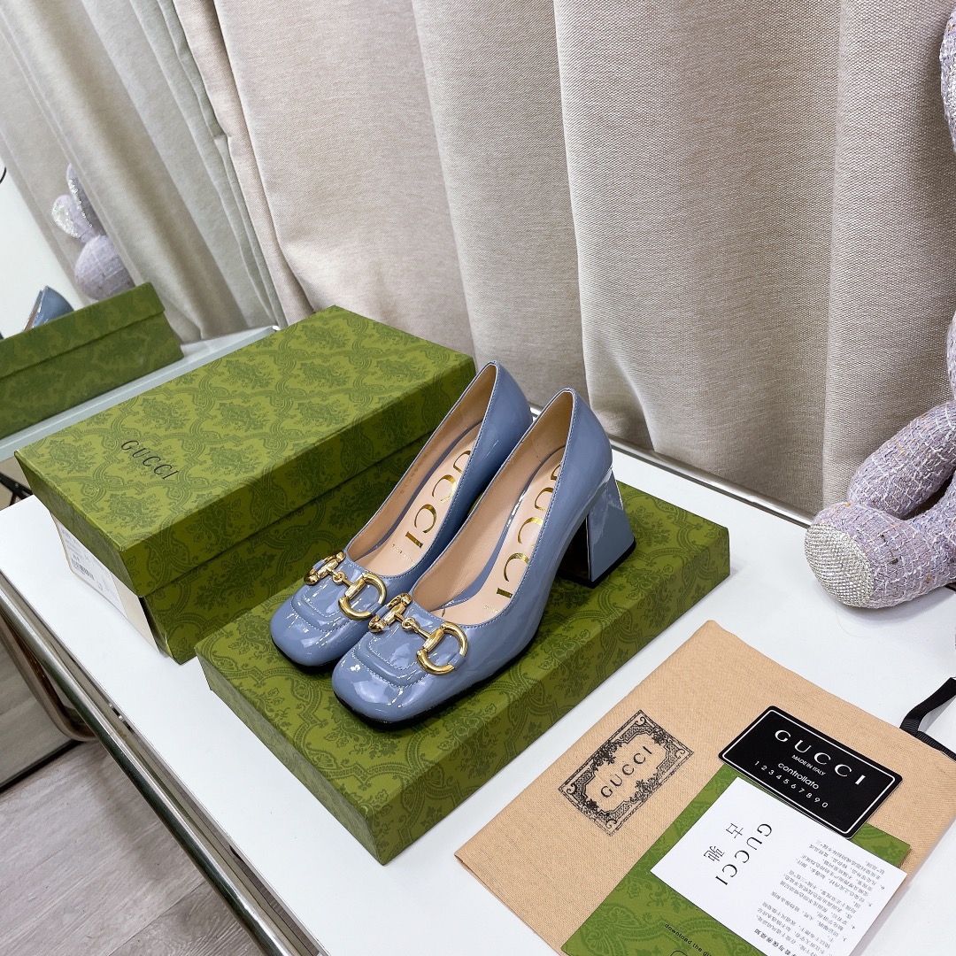 Gvc*1 Women’s Mid-Heel Ballet Flat With Horsebit Jade Green For Women GG