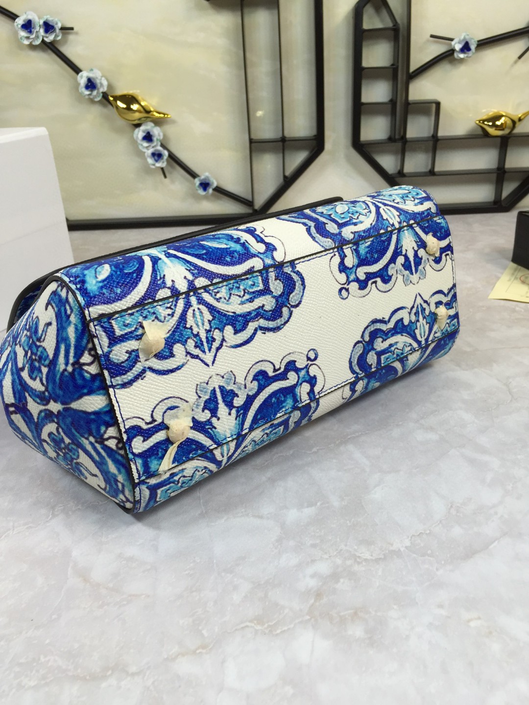 Dolce & Gabbana Medium Sicily Handbag In Dauphine Muticolour For Women 10.2in/26cm DG