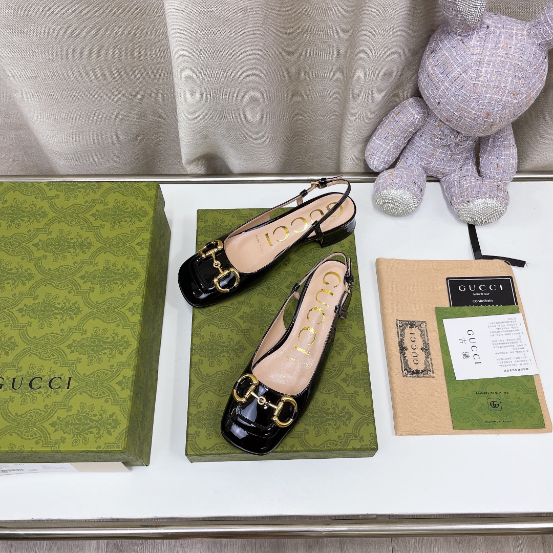 Gvc*1 Women’s Slingback With Horsebit Black For Women GG