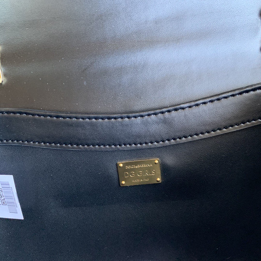 Dolce & Gabbana DG Girls Cross Body Bag Black For Women 8.3in/21cm DG