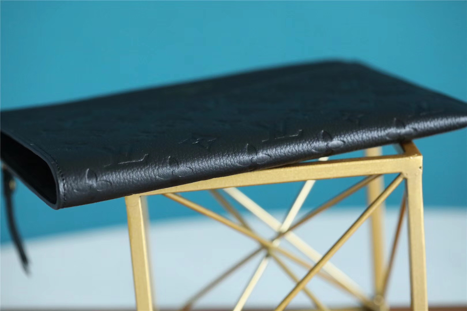 L0vis Vvtt0n Pochette Melanie MM Monogram Empreinte Black For Women, Women’s Wallets 9.2in/23cm LV