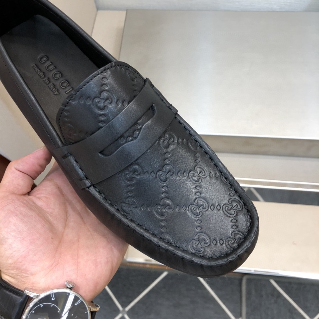 Gvc*1 Men’s GG Signature Driver Black For Men 431063 CWD20 1000