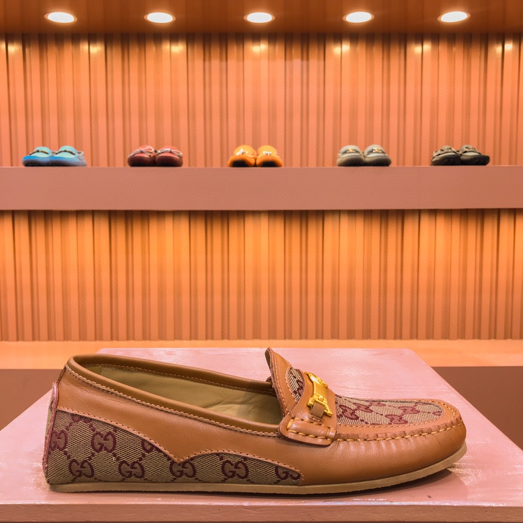 Gvc*1 Men’s Loafer With Interlocking GG Horsebit In Brown For Men 655519 1XO20 2872