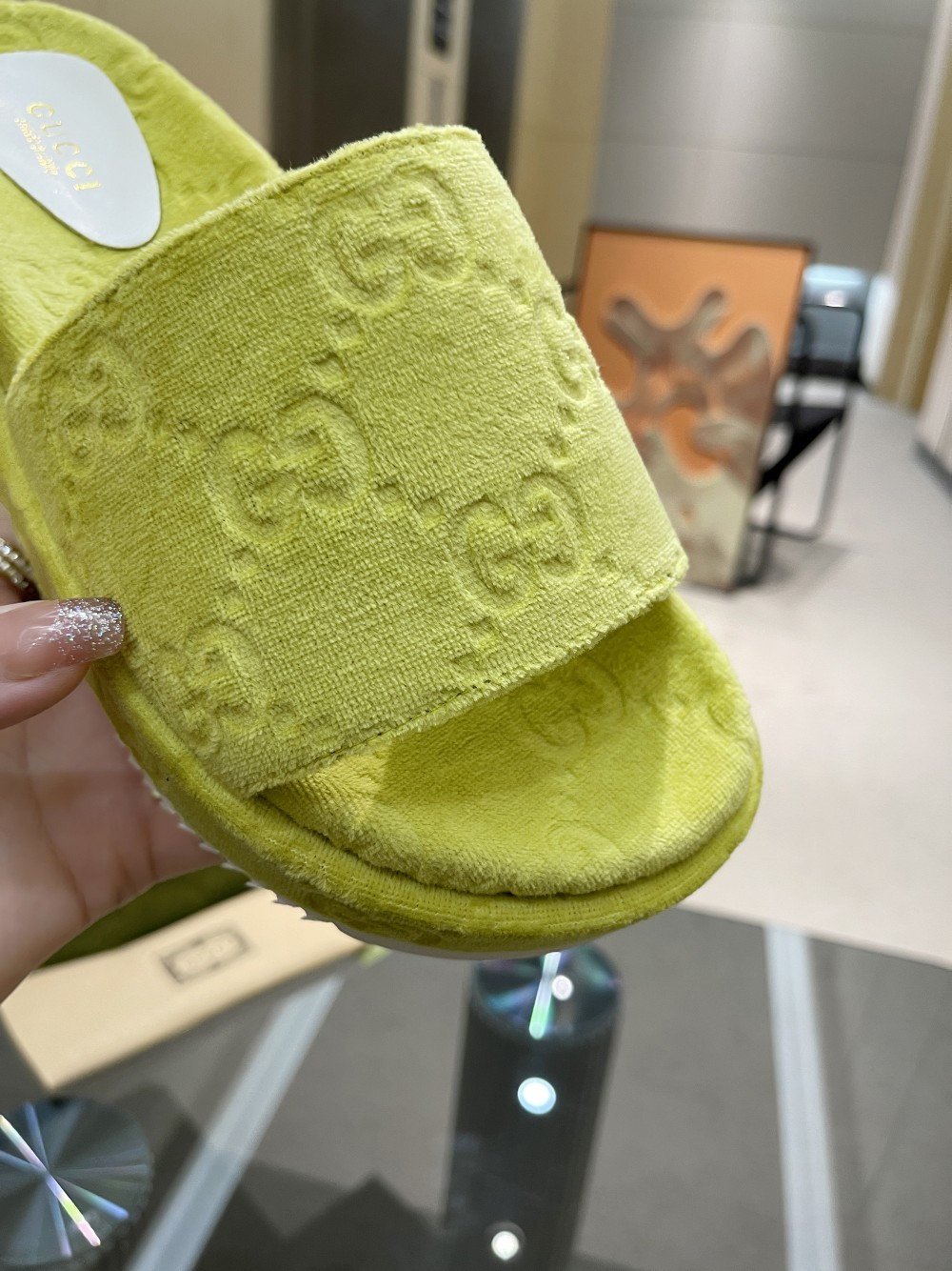 Gvc*1 Women’s GG Platform Sandal Yellow For Women GG