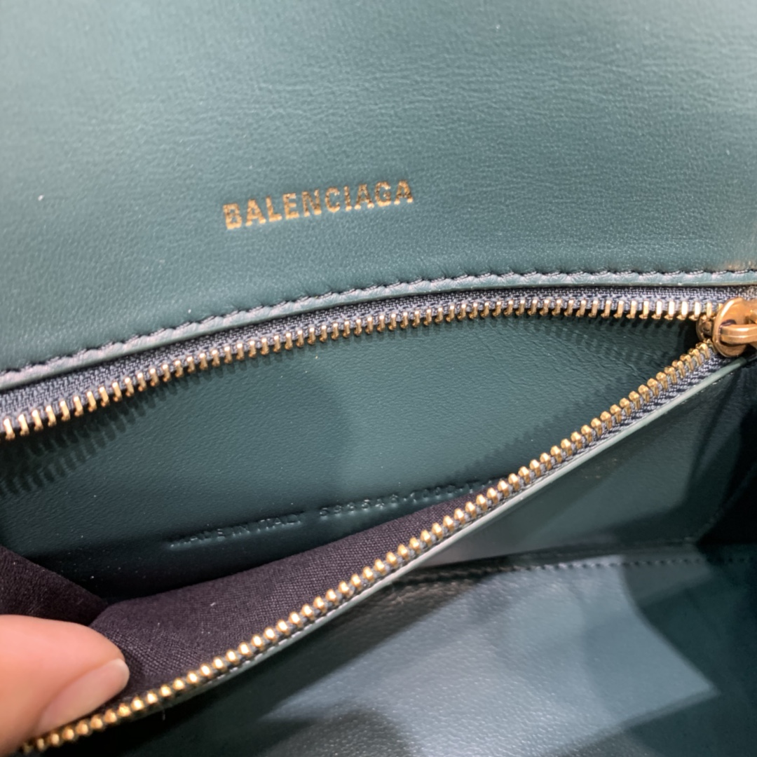 Ba1en*iaga Hourglass Small Handbag In Dark Green, For Women, Women’s Bags 9in/23cm