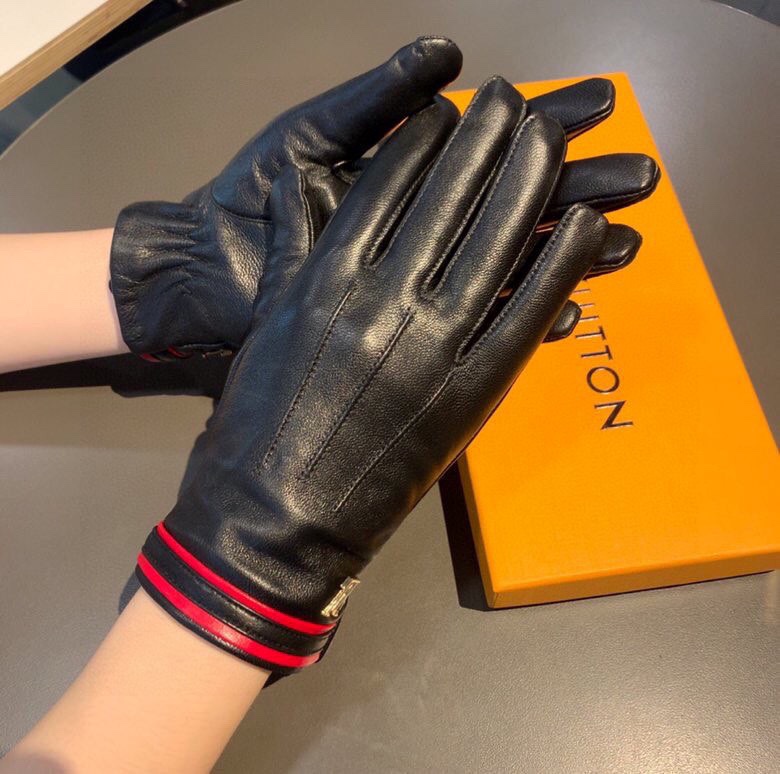 L0vis Vvtt0n Gloves In Black