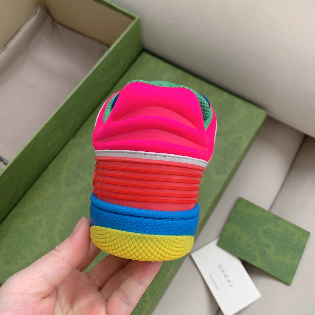 Gvc*1 Men’s Basket Sneaker White Pink And Blue For Men 661311 2SH80 9063