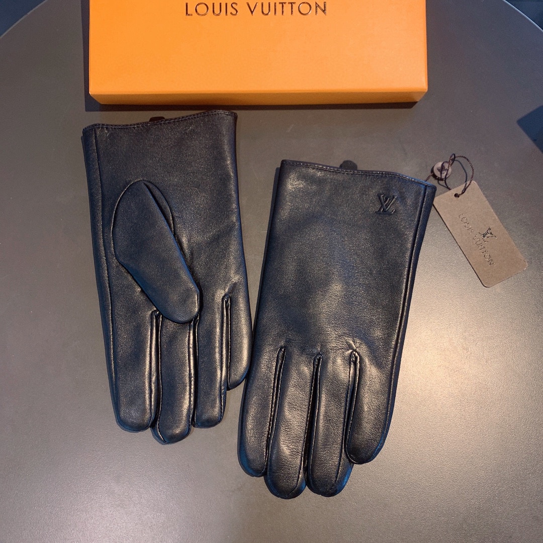 L0vis Vvtt0n Gloves In Black